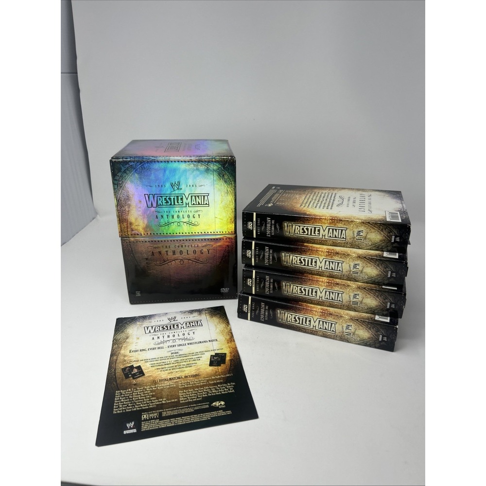 WWE WrestleMania "The Complete Anthology 1985-2005" DVD Box Wrestling 20 DVD